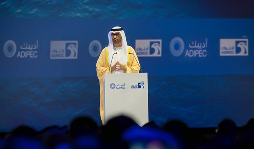 His Excellency Dr. Sultan Al Jaber calls for maximum energy, minimum emissions in ADIPEC opening address MJS08357 Copy 2