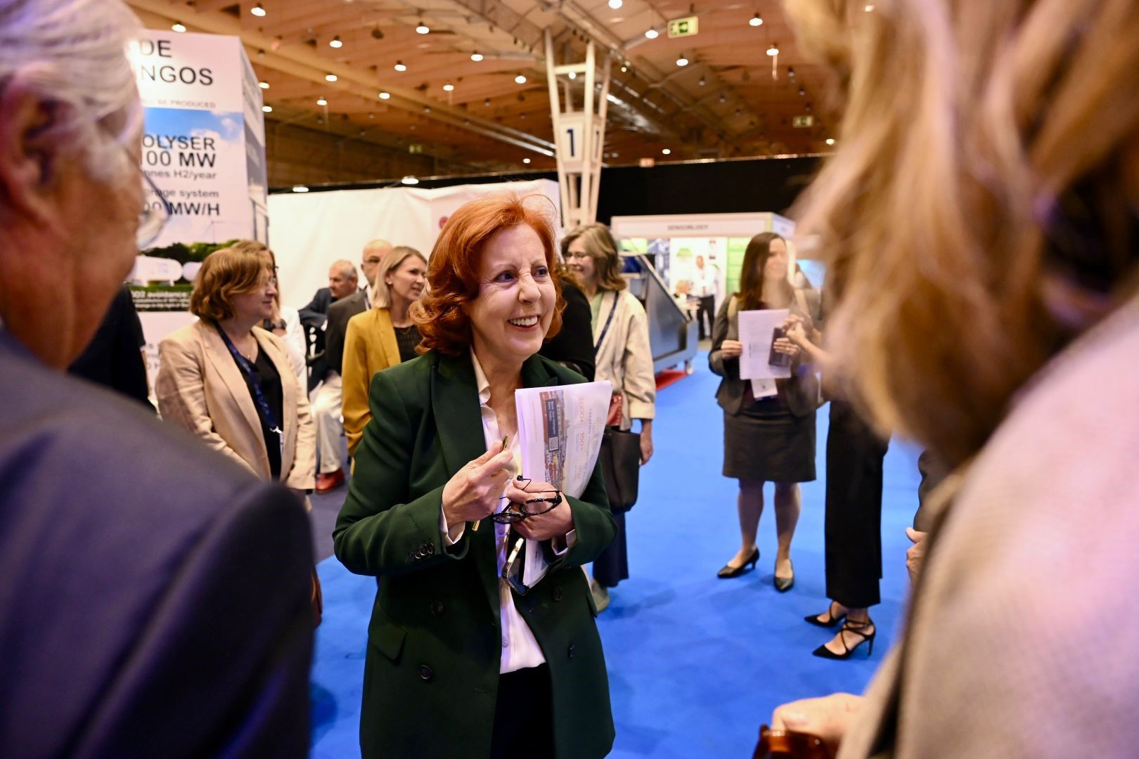 Photo of Maria Da Graça Carvalho, the Minister of Environment and Energy for Portugal at Lisbon Energy Summit 2024.