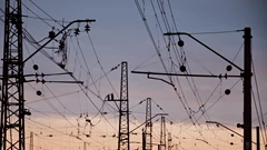 CenterPoint Energy announces $65 billion growth plan Railroad Overhead Lines Against Clear Blue Sky Co 2025 03 14 13 37 14 Utc